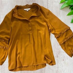 Eco Nanette Blouse top lightweight career top Sz xs